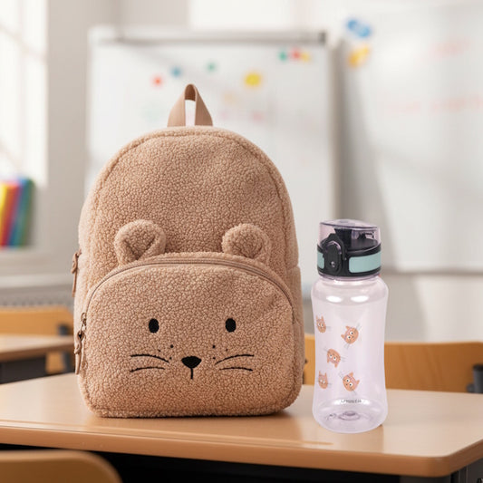 Cat Rugzak & Drinkfles