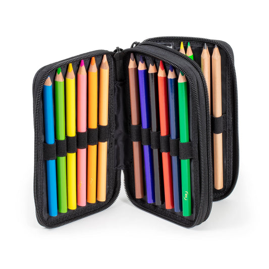 JEVA Etui Twozip Monster